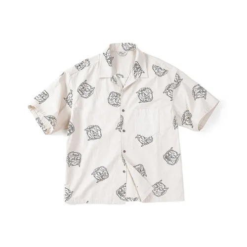 MADEN Rhythm Белый Мужская Рубашка