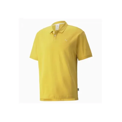 PUMA Поло Унисекс Earth Желтый