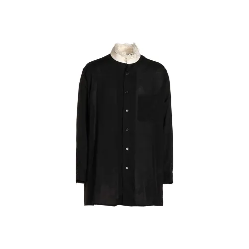 Yohji Yamamoto Рубашка Мужская Черная