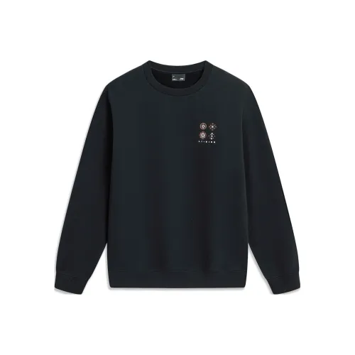 LINING Chinese Culture Series Свитшот Унисекс Черный