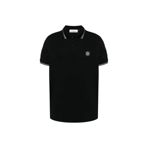 Stone Island Мужская черная поло