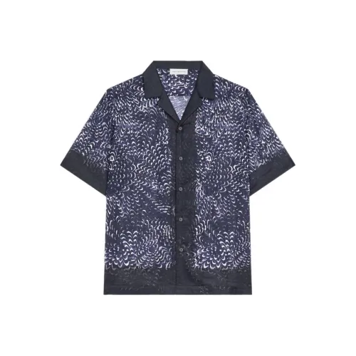 DRIES VAN NOTEN SS25 Рубашка Мужская Многоцветная