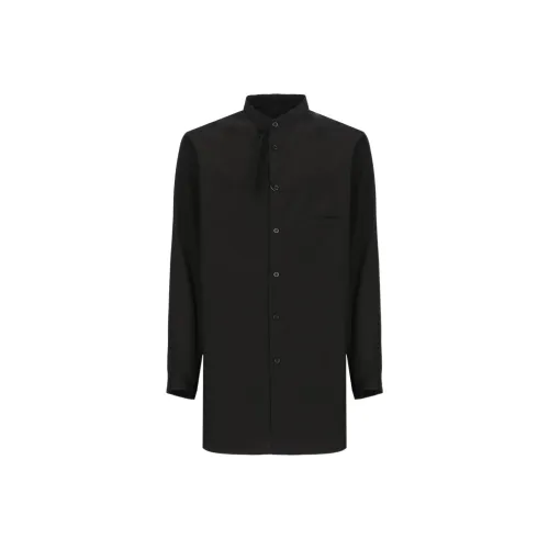 Yohji Yamamoto Pour Homme Черные Мужские Рубашки