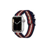 [Трёх-Шпилька Застёжка] Синий Красный Экрю-Серебряная Застёжка