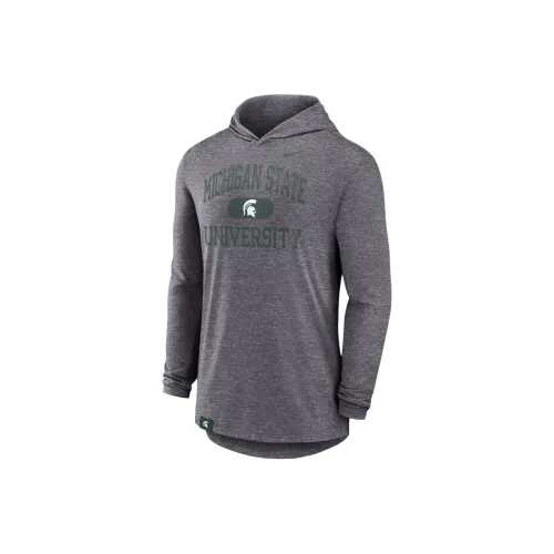 nike Dri Fit COLLEGE Michigan State Spartans Blitz Свитшот Мужской Серый