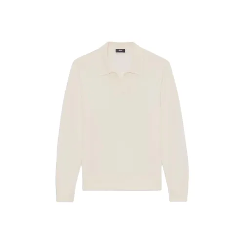 THEORY Men's Polo Creamy