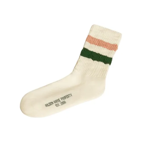Golden Goose 1 шт Белый Унисекс MID Носки до икры