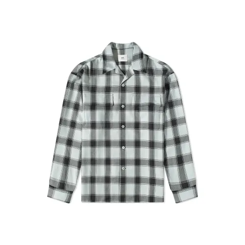 AMIPARIS Светло-зеленые Мужские Рубашки