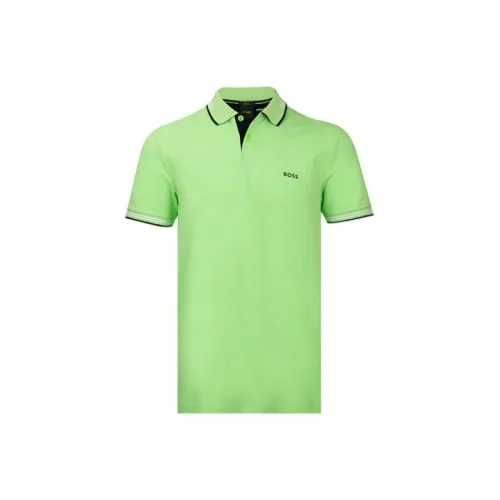 Hugo Boss Зеленая Мужская Поло