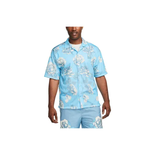 Nike Blue Men's Shirts Найк Синий Мужские Рубашки