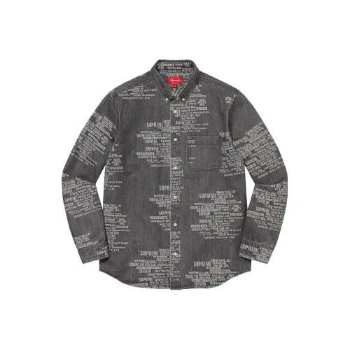 Supreme SS23 Week15 Series Унисекс Рубашки