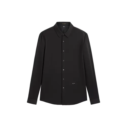 PEACEBIRD MEN Рубашка Мужская Черная