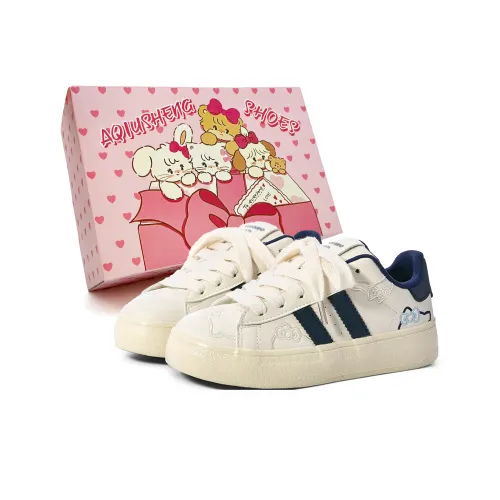 AQIUSHENG Низкие кроссовки для скейтбординга женские