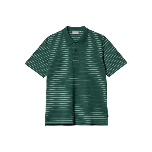 Carhartt WIP S S Cason Polo Мужской Зеленый