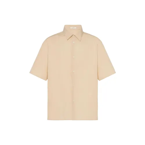 THE ROW Сливочный Мужская Рубашка