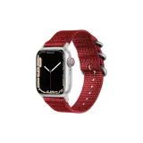 [Трёх-петля Пряжка] Красный-Серебристая пряжка