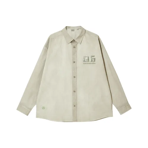 JACK&JONES C63 Светлый хаки Мужская рубашка