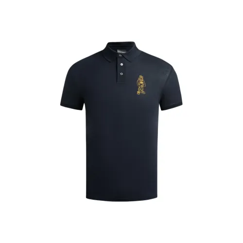 EMPORIO ARMANI SS23 Поло Мужское Темно-синий