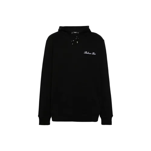 BALMAIN Черные Мужские Свитшоты