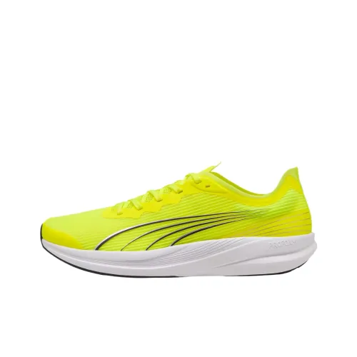 PUMA Redeem Pro Racer Амортизирующие низкие беговые кроссовки с противоскользящим эффектом унисекс неоново-желтый