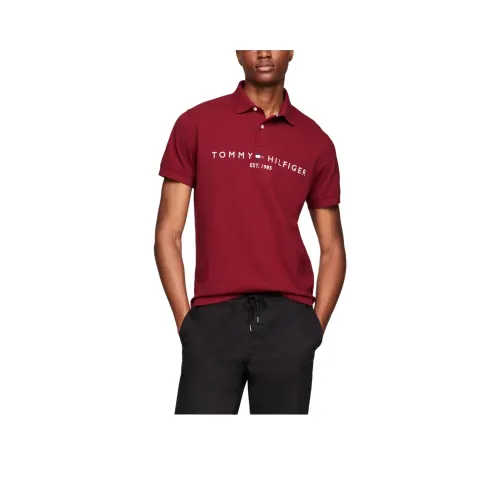 Tommy Hilfiger Polo Мужское Бордовое