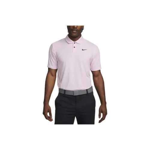 nike Dri Fit Tour Polo Мужской Свет Арктика Розовый