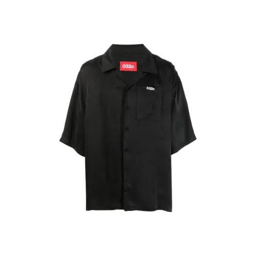 032c Мужские рубашки черного цвета