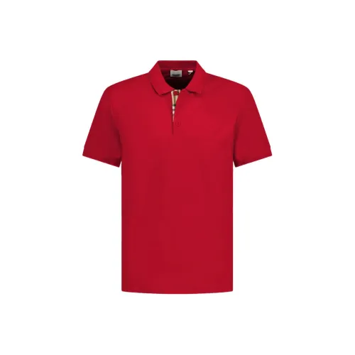 Burberry Red Men's Polo