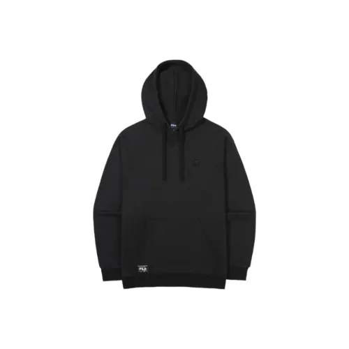 FILA Белый Rock Pattern Толстовка Hoodie Унисекс Черный