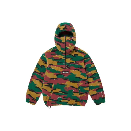 Supreme x Polartec Коллаборация FW23 WEEK13 Полузастежка Толстовка Унисекс