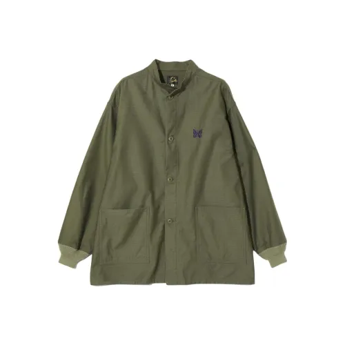 Needles SS25 Рубашка Унисекс Армейский зеленый