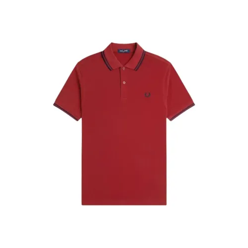 FRED PERRY Поло Мужское Красное