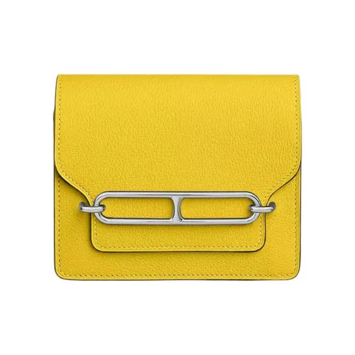 HERMES Roulis Evercolor Телячья кожа Кошелек Женские 9O Jaune Немецкий размер (DE) Неаполитанский желтый