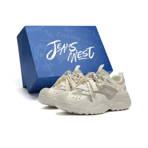 JEANSWEST Амортизаторы Shock Abrasion Resistant Slip Resistant Низкий Топ Толстая подошва Кроссовки Женские