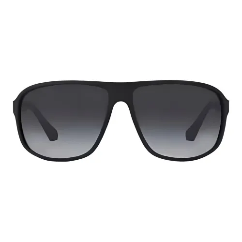 EMPORIO ARMANI Пластик Нерегулярная форма Солнцезащитные очки Мужской Черный