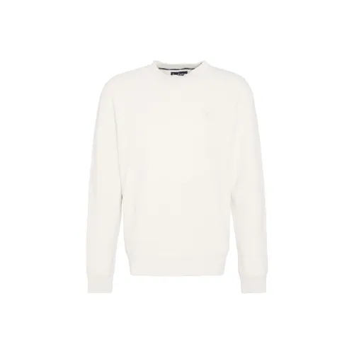 BARBOUR FW24 Свитшот Мужской Whisper Белый