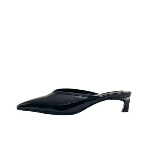 ALOHAS Домашние тапочки 4,5 см Женские Черные