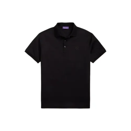 Ralph Lauren Purple Label Черное Мужское Поло