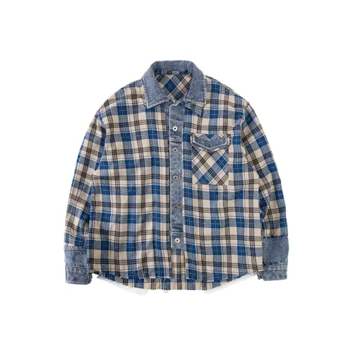 8FF Рубашка Унисекс Mumbai Синяя Клетка