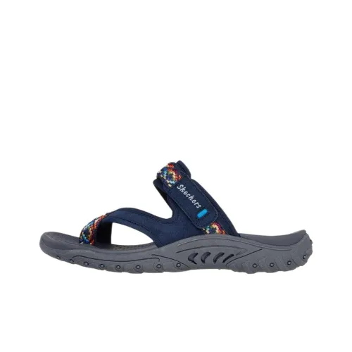 Skechers Амортизация Слипоны Женские Blue