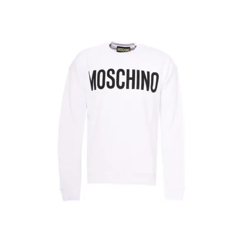 MOSCHINO Белый Мужской Свитшот