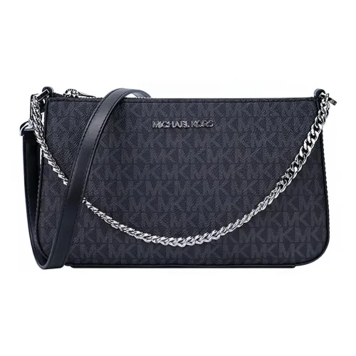 MICHAEL KORS Jet Set Travel Коровья кожа Сумка через плечо Женская Черная