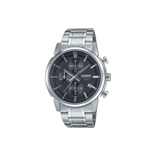 CASIO Standard Series Кварцевый механизм нержавеющая сталь ремешок унисекс черный циферблат