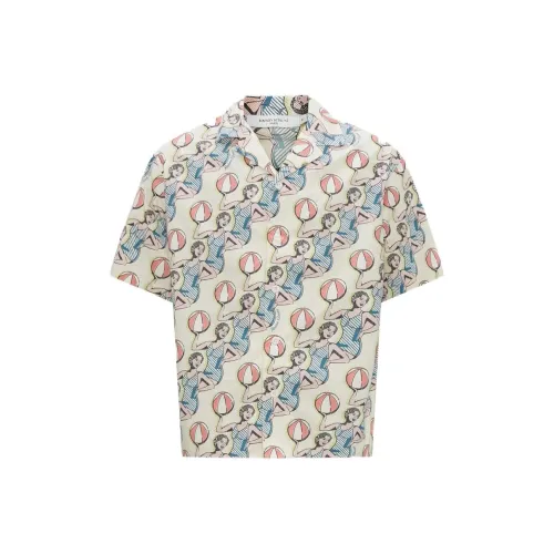 Maison Kitsune Многоцветные Мужские Рубашки