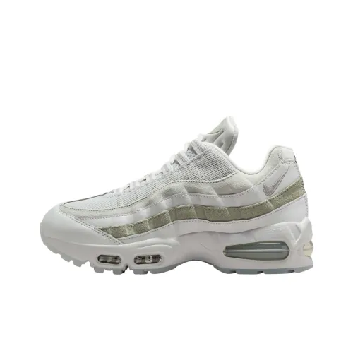 Nike Air Max 95 Low Беговые кроссовки Топ для женщин серого цвета