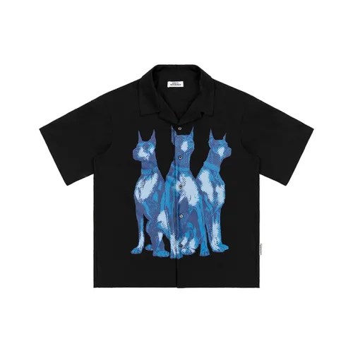 EMPTY REFERENCE Doberman series Рубашка Унисекс Черный