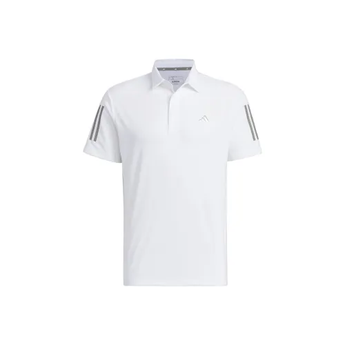 Adidas AEROREADY 3 Stripes Поло Мужское Белое
