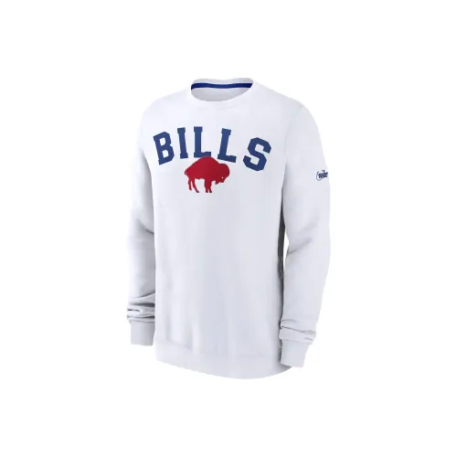 Nike x NFL Коллаборация Buffalo Bills Athletic Команда Толстовка Мужской Белый