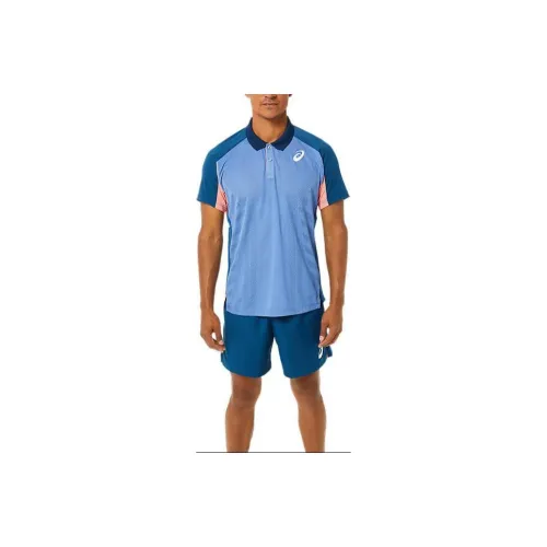 Asics Actibreeze Синий Мужское Поло