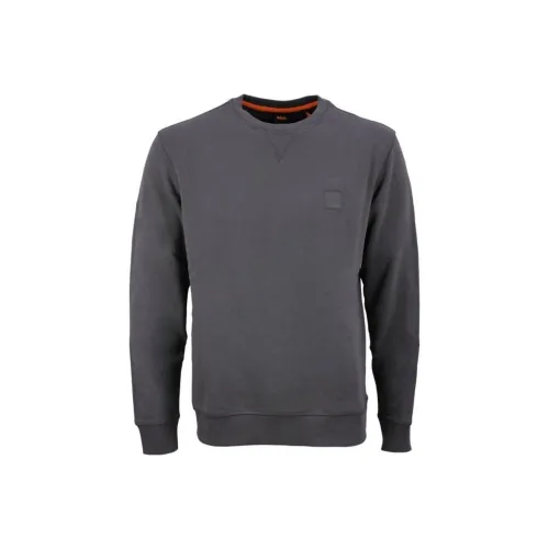 Hugo Boss Темно-серый Мужской Свитшот